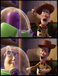 Woody & Buzz Meme Template
