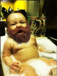 Beard Baby Meme Template