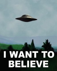 I want to believe Meme Template