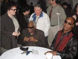 Ray Charles and Stevie Wonder Meme Template