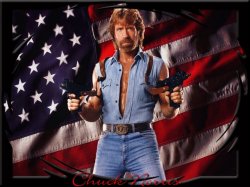 Chuck Norris US Flag Meme Template