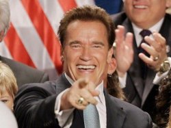 Pointing Arnie Meme Template