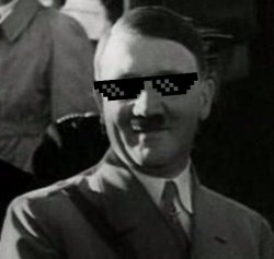 Cool Hitler Meme Template