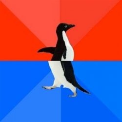 Socially Awesome/Akward Penguin Meme Template