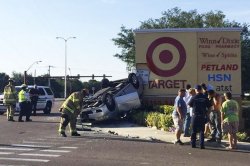 Target car crash Meme Template