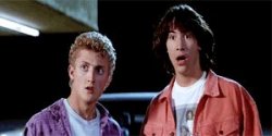 bill and ted surprised  Meme Template