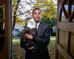 Obama Eagle Meme Template