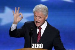 Bill Clinton 0 Meme Template