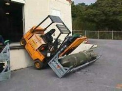 forklift fail Meme Template