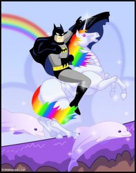 Birthday batman gay unicorn Meme Template