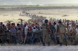 turkey syrian crisis refugees border Meme Template