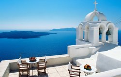 santorini greece Meme Template