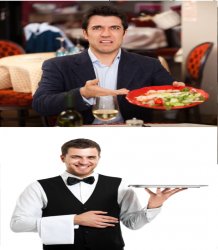 waiter Meme Template