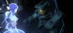 Master Chief and Cortana Meme Template