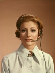 70s Telephone Lady Meme Template