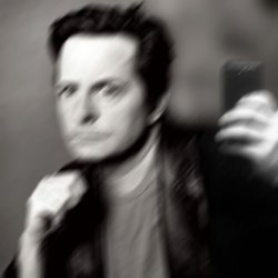 Michael J fox takes a selfie Meme Template