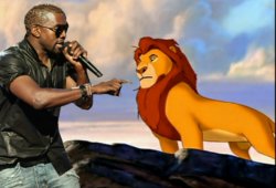 Kanye West Lion King Meme Template