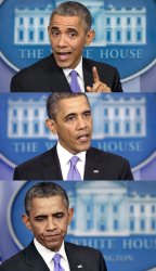 Obama speech(less) Meme Template