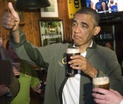 Obama partying  Meme Template