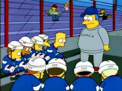 Wiggum Hockey Simpsons Meme Template