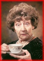 Old lady tea Meme Template