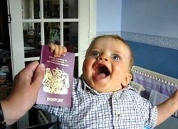 Excited baby travel Meme Template