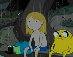 Finn Jake & Rain Meme Template