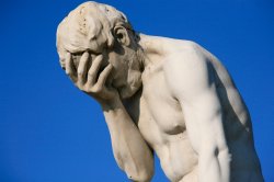 Statue Facepalm Meme Template