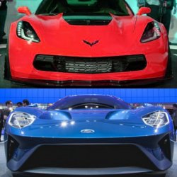 Corvette Z06 & Ford GT40 Meme Template