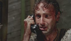 Rick Grimes and Phone Guy Meme Template