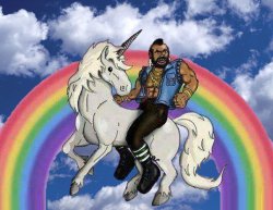 Unicorn Mr T Meme Template