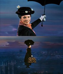 Mary Poppins Leaving Meme Template