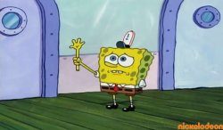 Spongebob rips his own hand off, give me a hand, give the man a  Meme Template