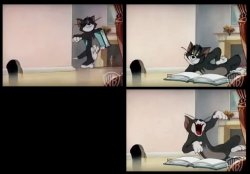 tom and jerry book Meme Template