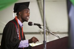 Black Graduation Speech Meme Template