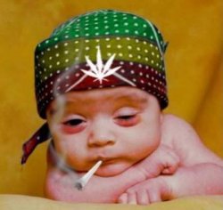stoned baby Meme Template