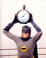 Batman with Clock Meme Template