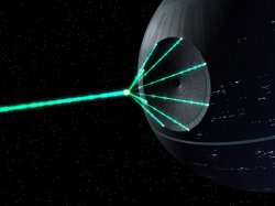 Death Star Laser Meme Template