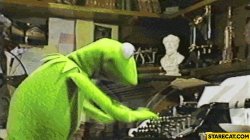 Kermit The Frog Typewriter Meme Template