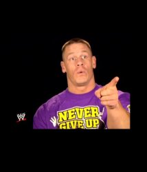 John Cena points Meme Template
