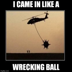 Wrecking Ball Meme Template