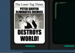 Peter griffin laser tag Meme Template