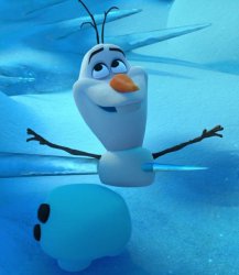 Olaf the Snowman - Frozen Impaled Meme Template