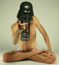 Yoga Darth Vader Meme Template