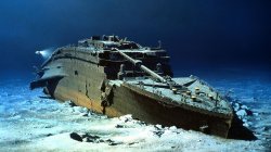 Titanic on the ocean floor Meme Template