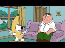 Brian griffin banana Meme Template