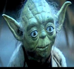 Wide eyed yoda Meme Template