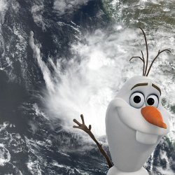 Hurricane Olaf Meme Template