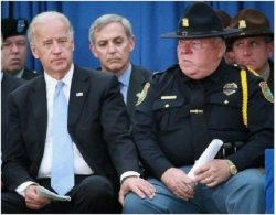 Joe Biden hits on trooper Meme Template