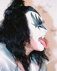 Gene Simmons profile tongue Meme Template